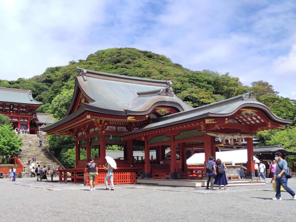 the鶴岡八幡宮の写真スポット